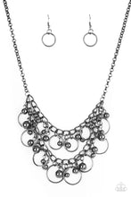 Load image into Gallery viewer, Warning Bells - Black Necklace
