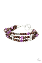 Load image into Gallery viewer, Woodsy Walkabout - Purple Bracelet
