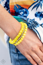Load image into Gallery viewer, Vacay Vagabond - Yellow Bracelet
